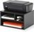 Tree House Printer Stands with Storage, Workspace Desk Organizers for Home & Office, Black